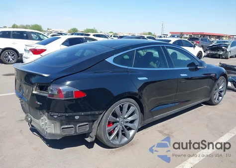 2014 Tesla Model S P85 z USA, uszkodzony, nr VIN 5YJSA1H19EFP36954